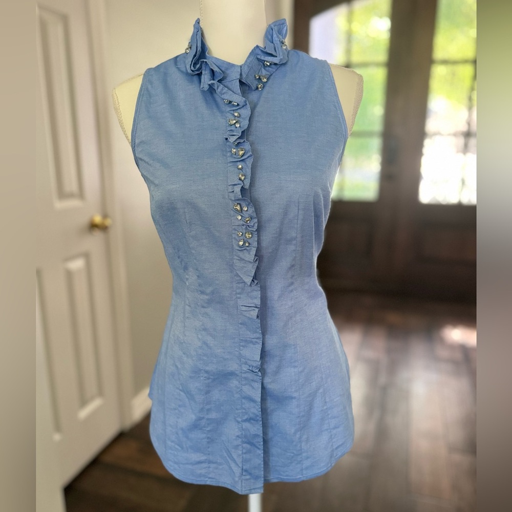 White House Black Market Jeweled tank size 4
